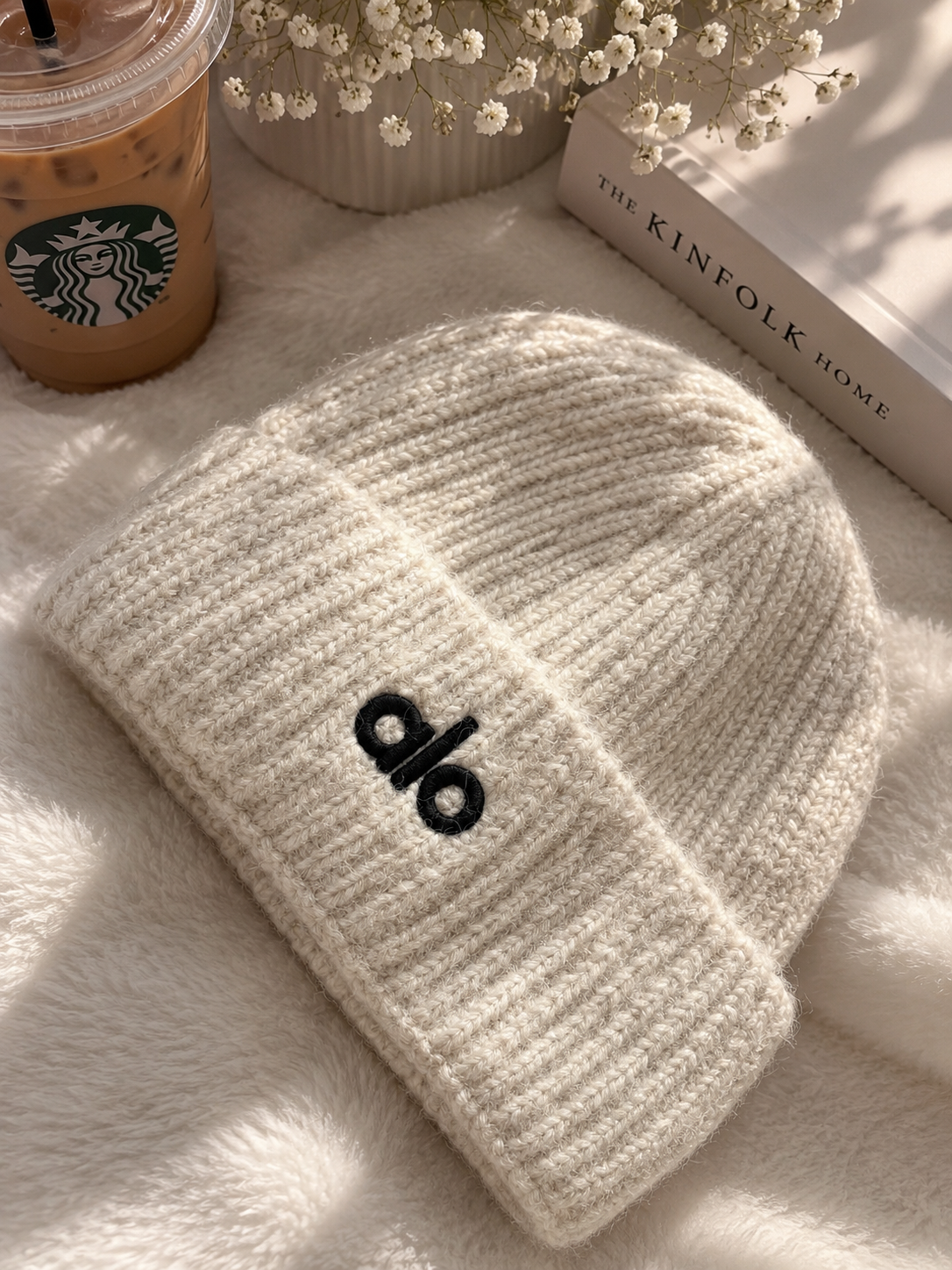 Cozy Cream Knit Beanie | Minimalist Winter Style